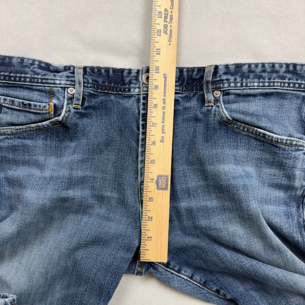 AG Adriano Goldschmied The Graduate Tailored Leg Jeans Blue 36x34‎ Made in USA